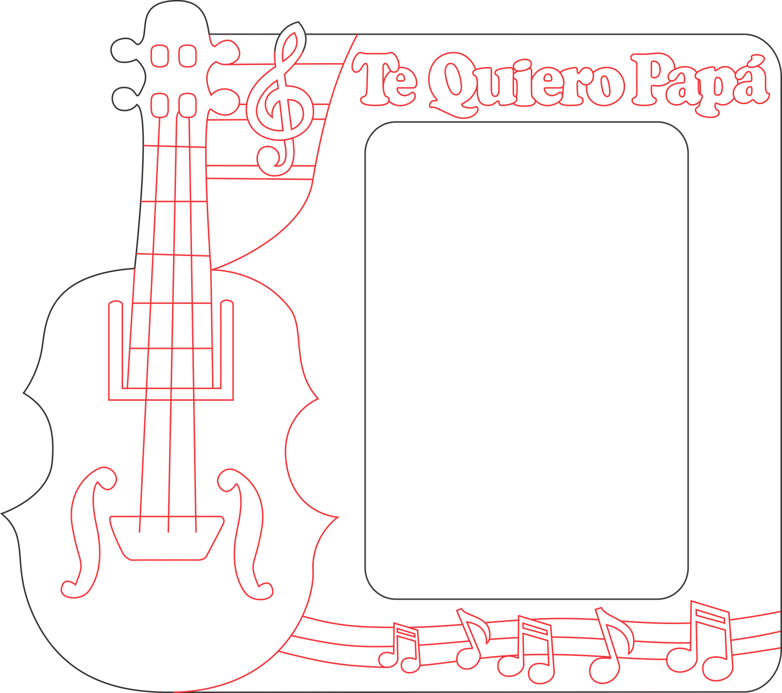 portarretrato violín