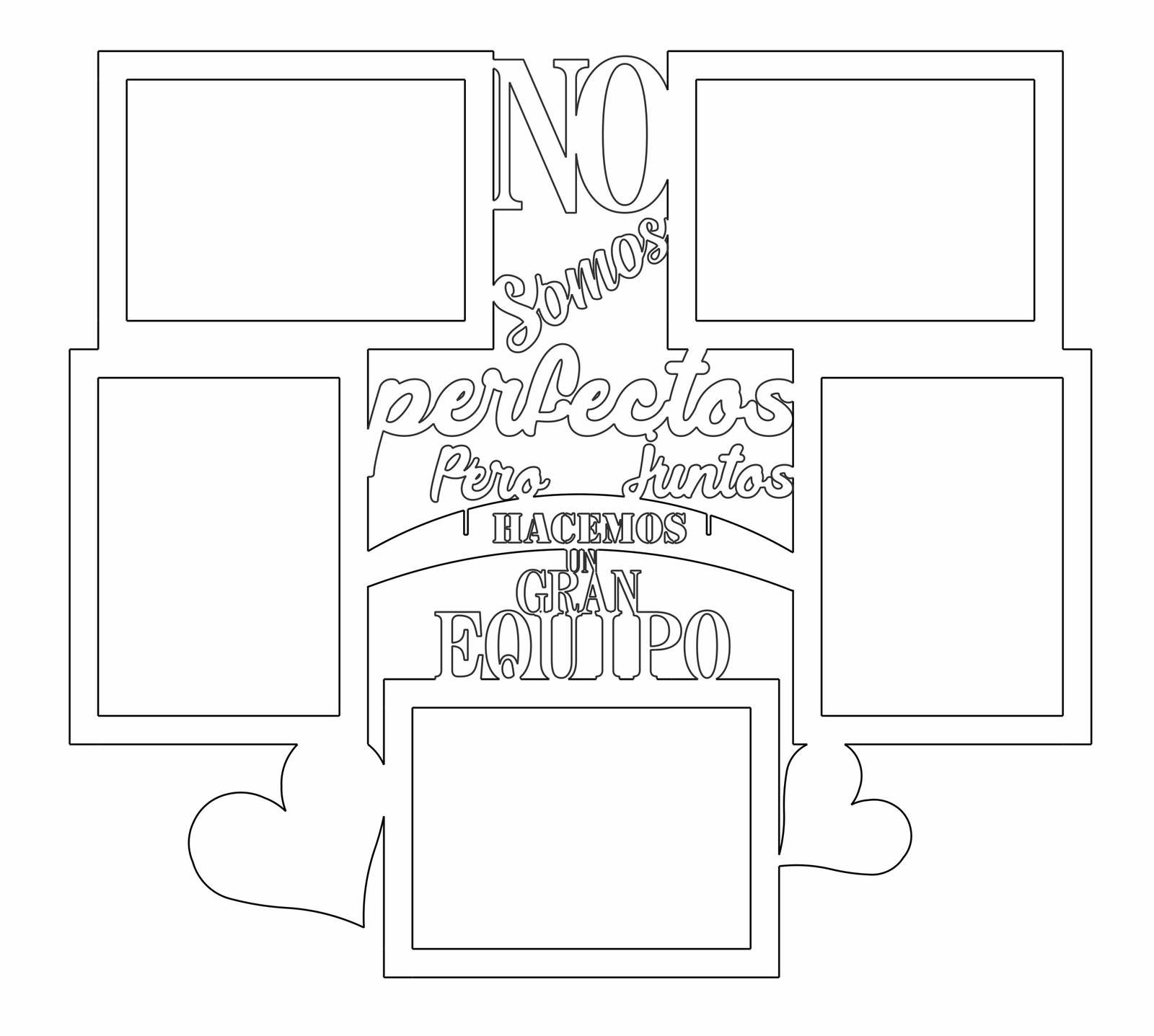 portarretratos gran equipo