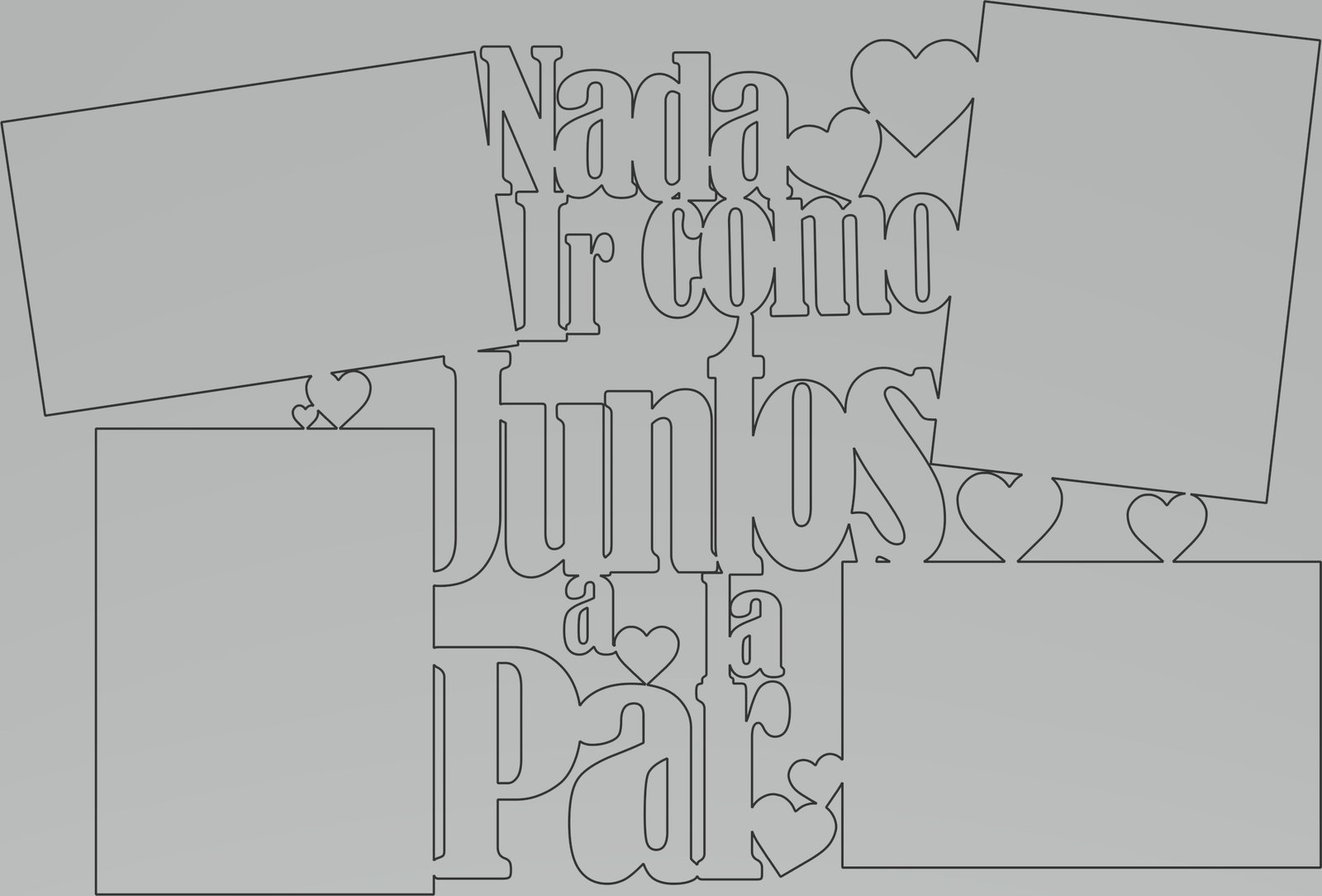 portarretratos ir juntos