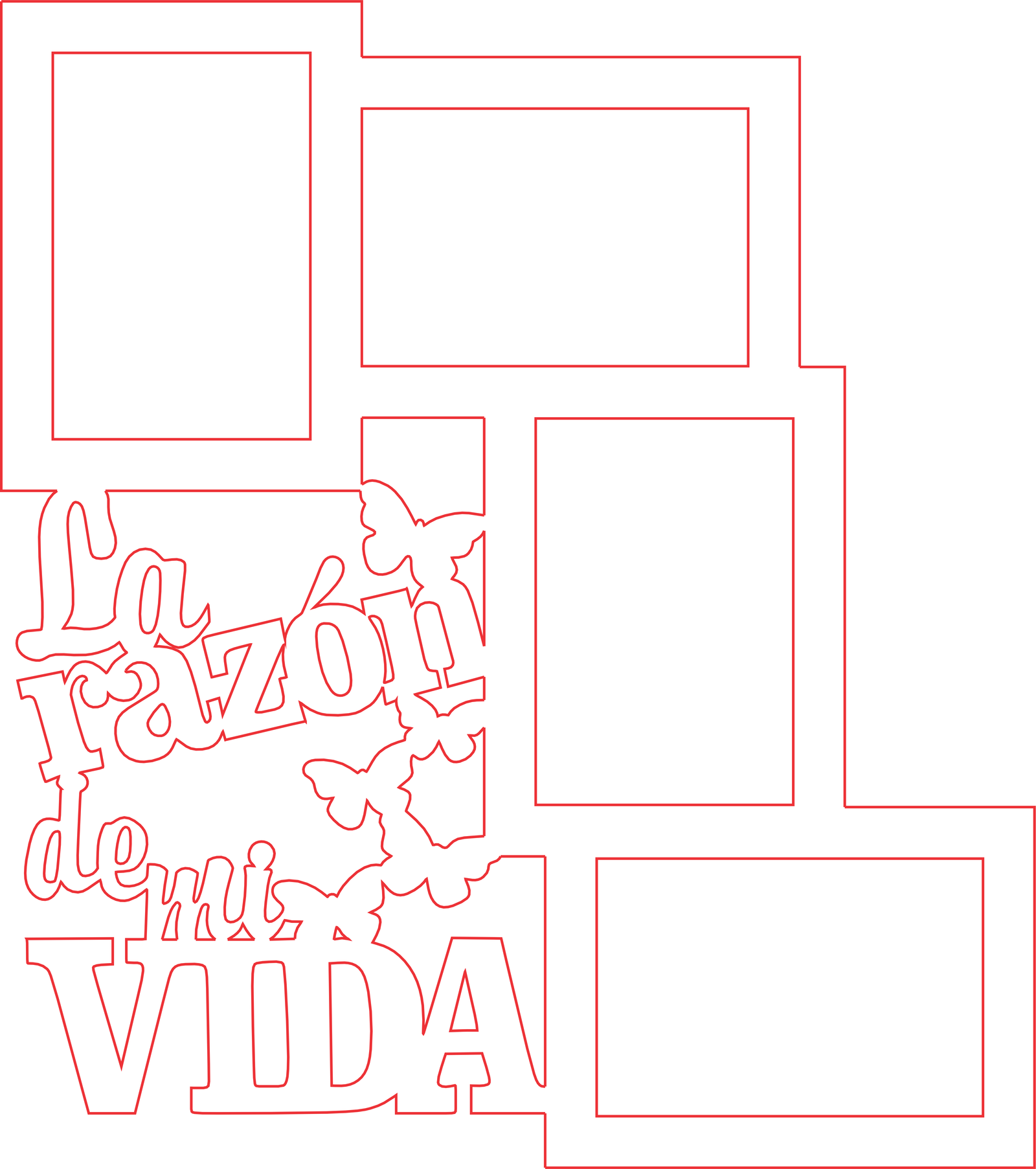 portarretratos la razón de mi vida