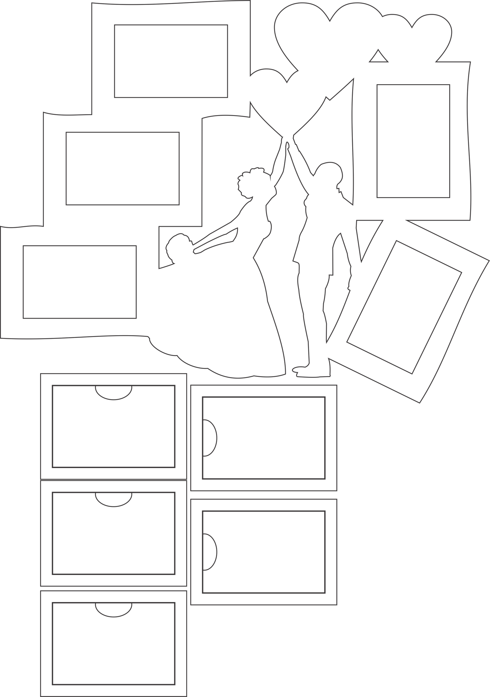 portarretratos novios