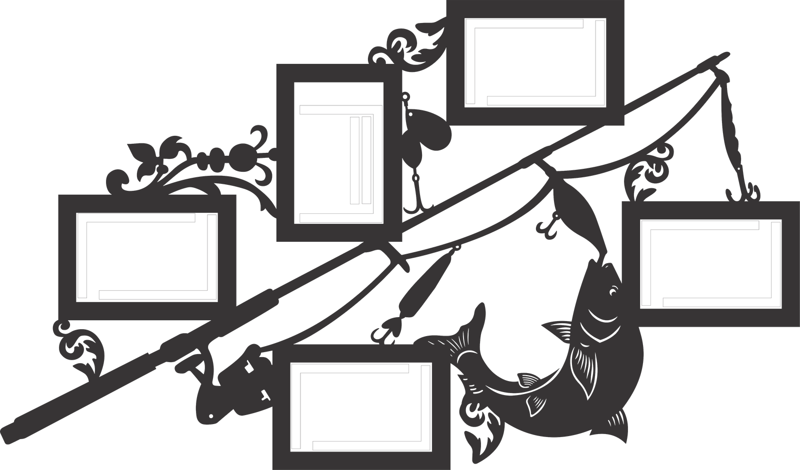 portarretratos pesca