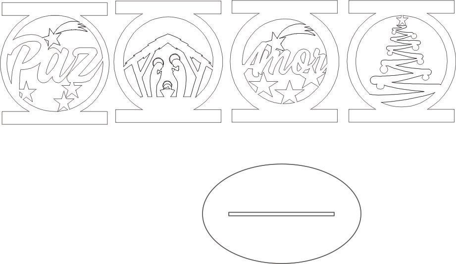 portavelas navideño