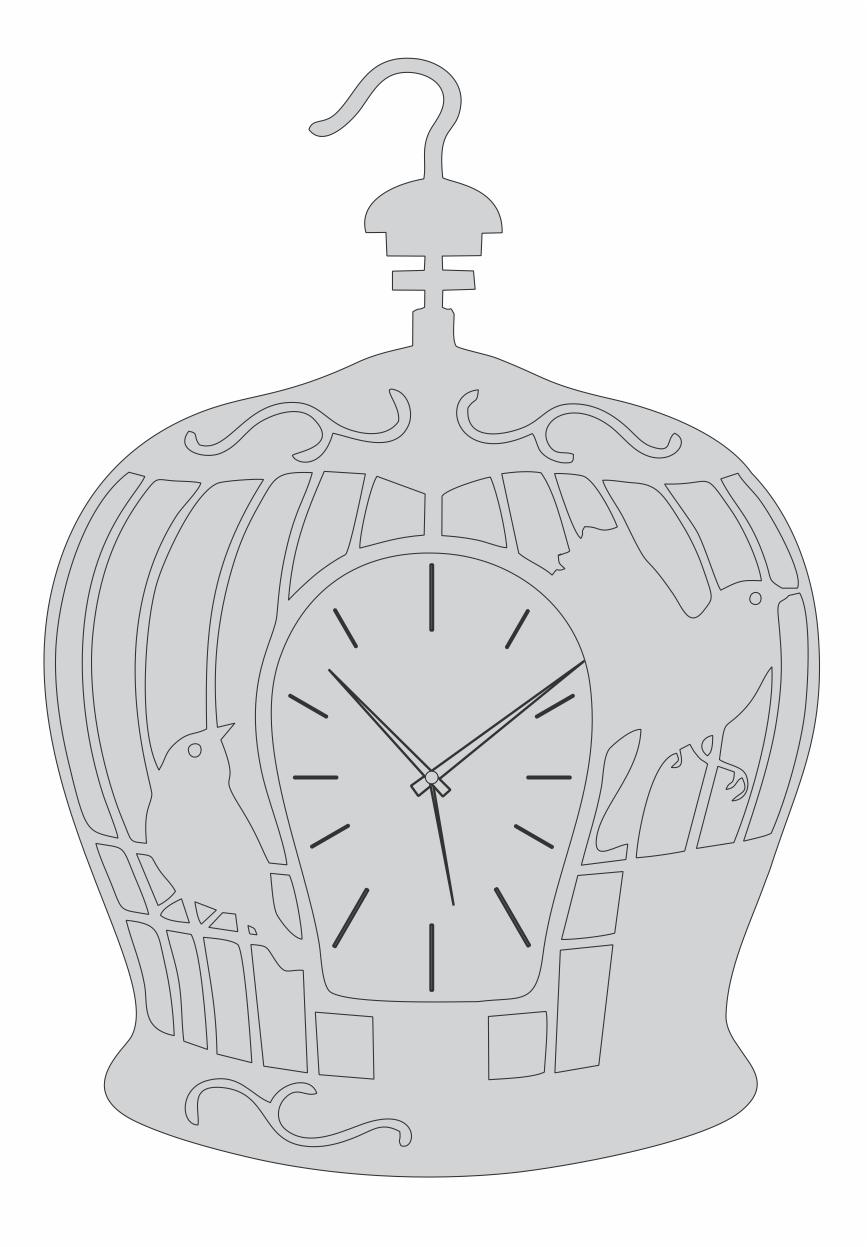 reloj de jaula