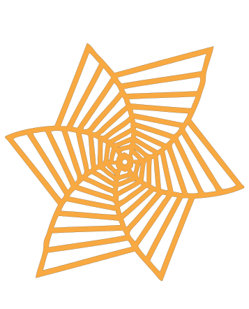 reloj de pared diseño orquídea