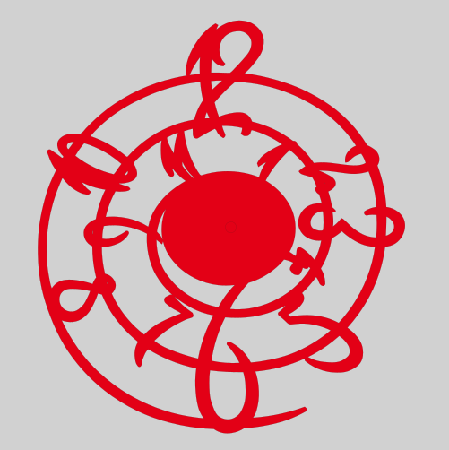 reloj de pared en espiral