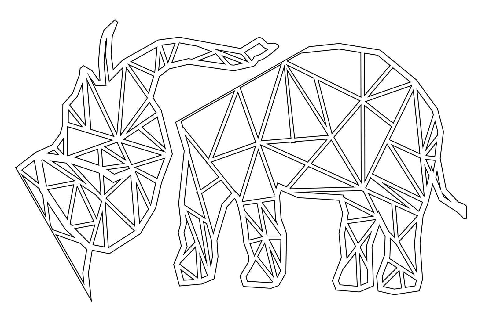 rinoceronte geométrico