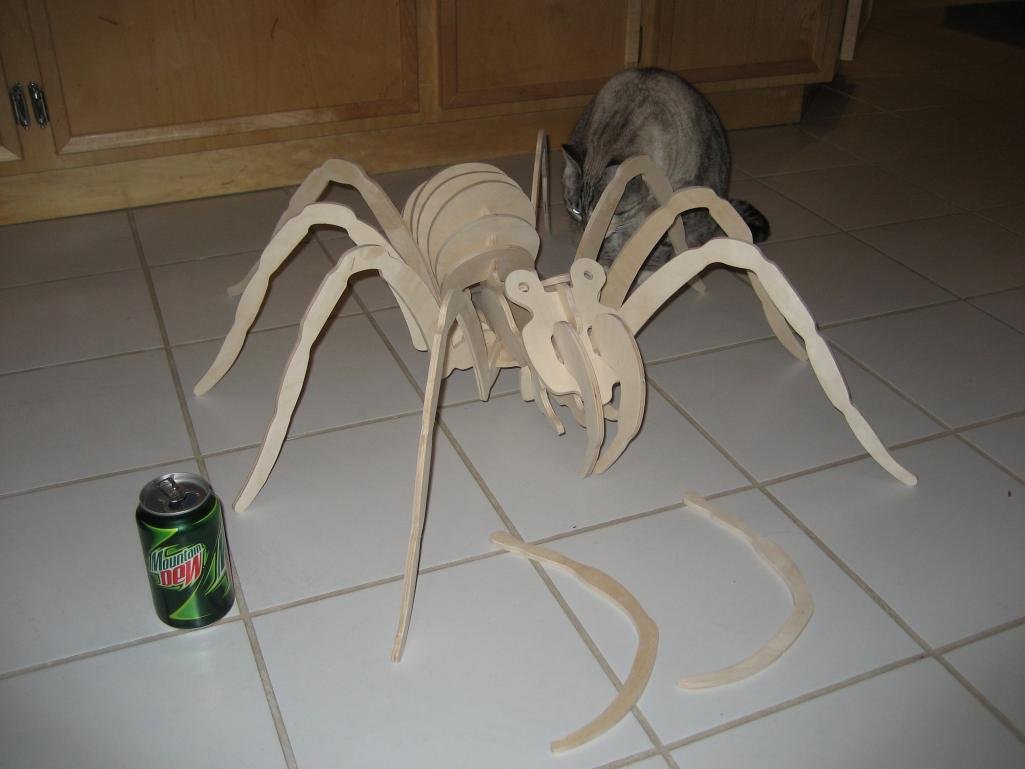 rompecabezas 3d araña