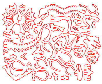 rompecabezas 3d ceratopsier 15 mm