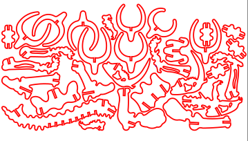 rompecabezas 3d dientes de sable 15 mm