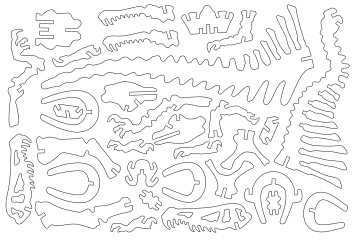 rompecabezas 3d espinosaurio