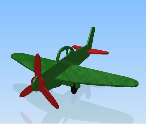 rompecabezas avión 3d