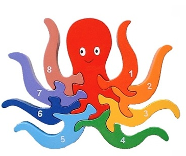 rompecabezas de pulpo