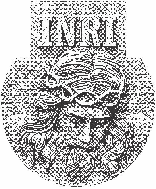 rostro de jesús en la cruz