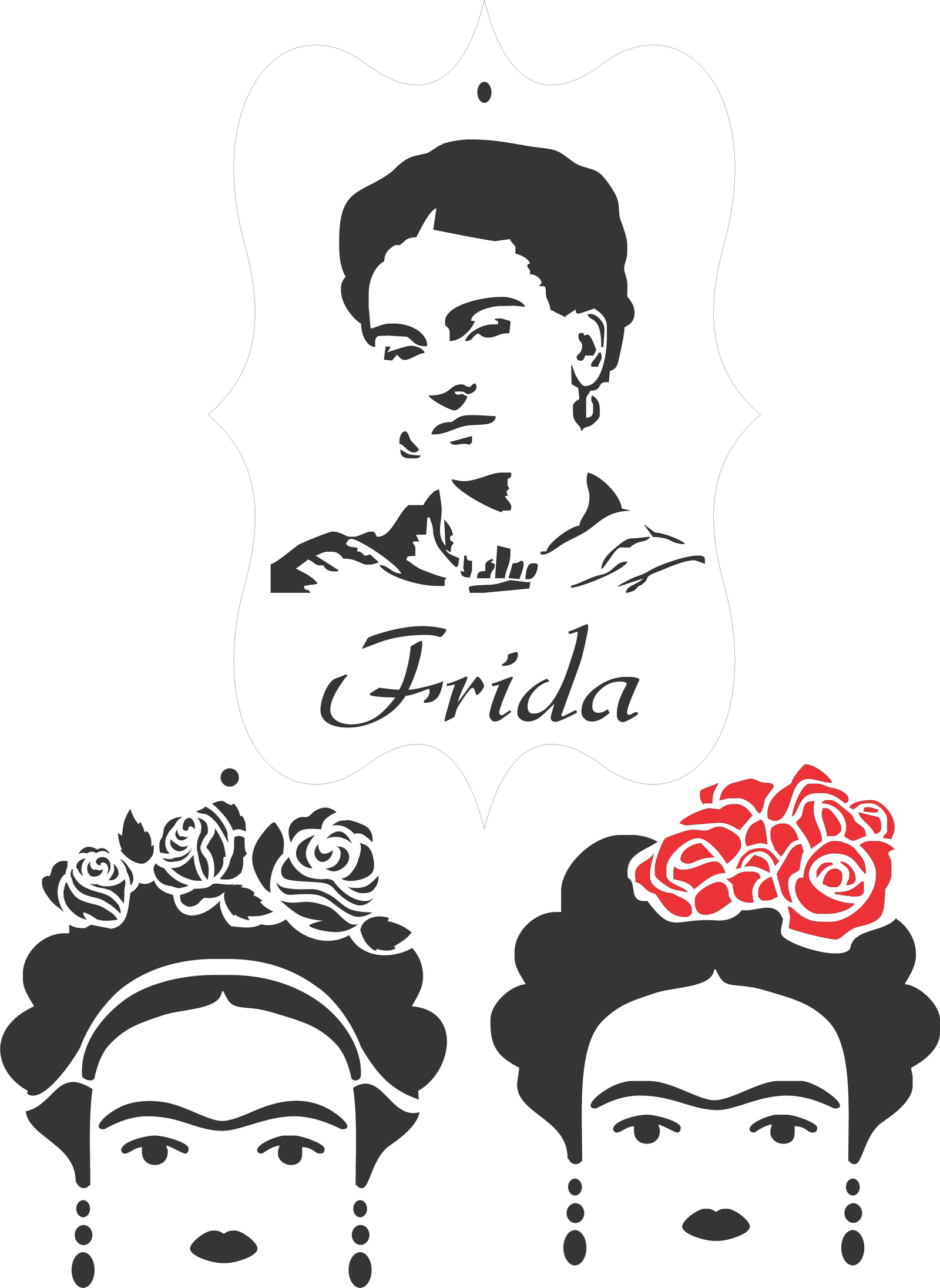 rostros de frida