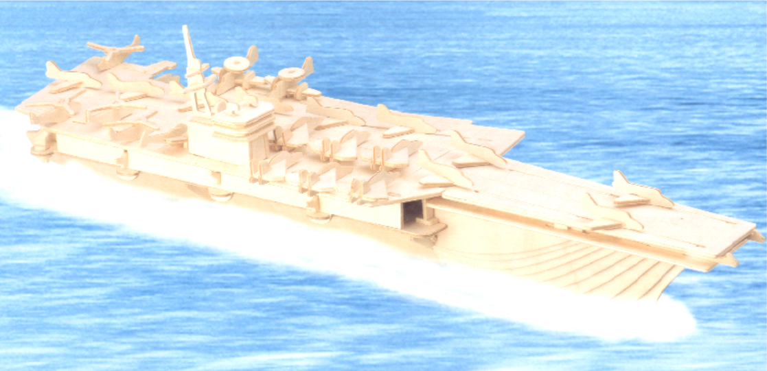 réplica de porta aviones
