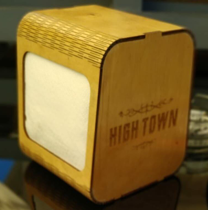 servilletero de caja