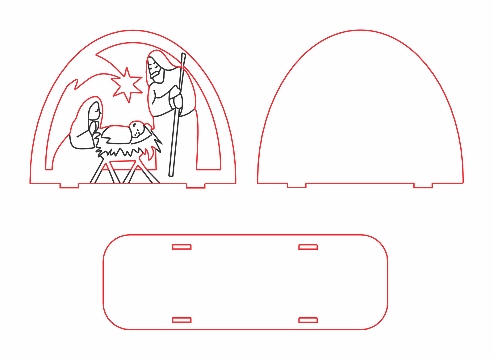 servilletero nacimiento