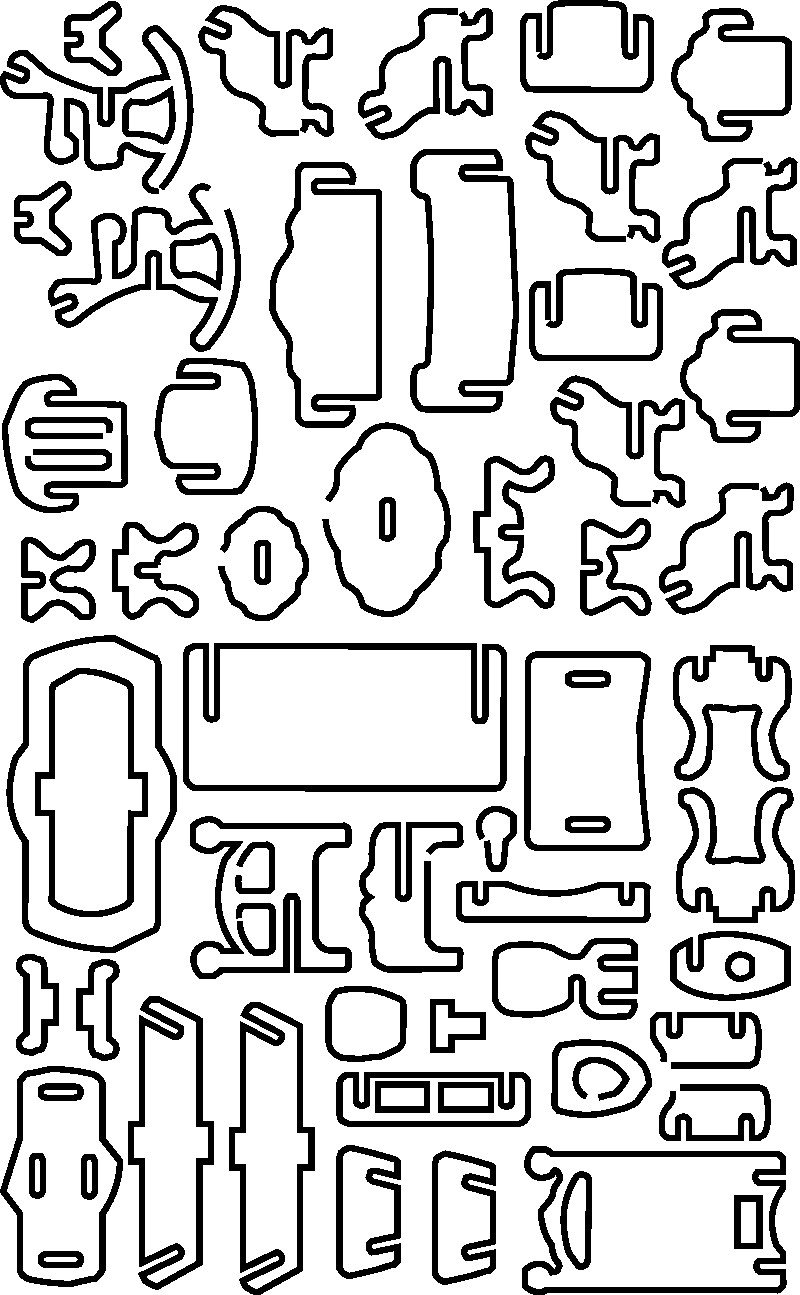 set completo de muebles miniatura