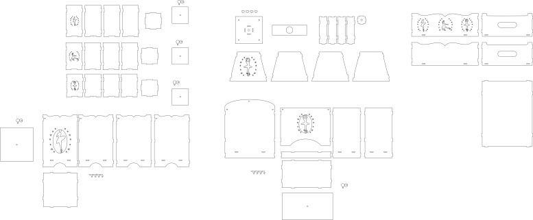 set de cajas de bailarina