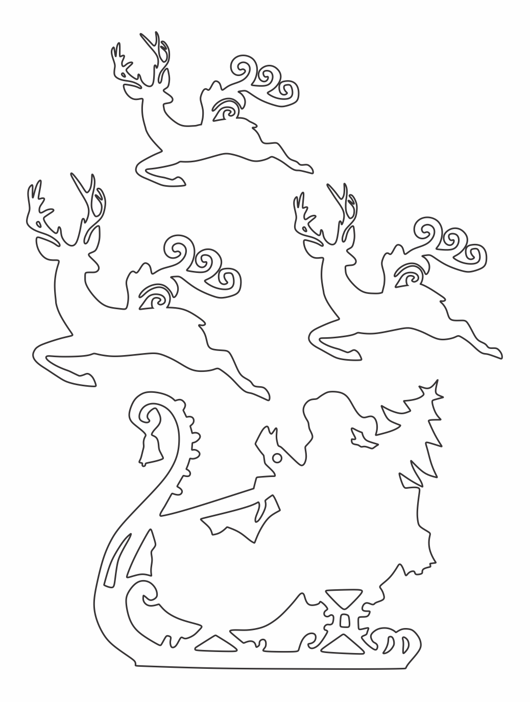 set de esferas trineo