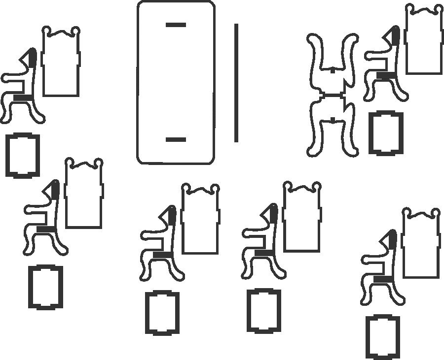 set de muebles de comedor