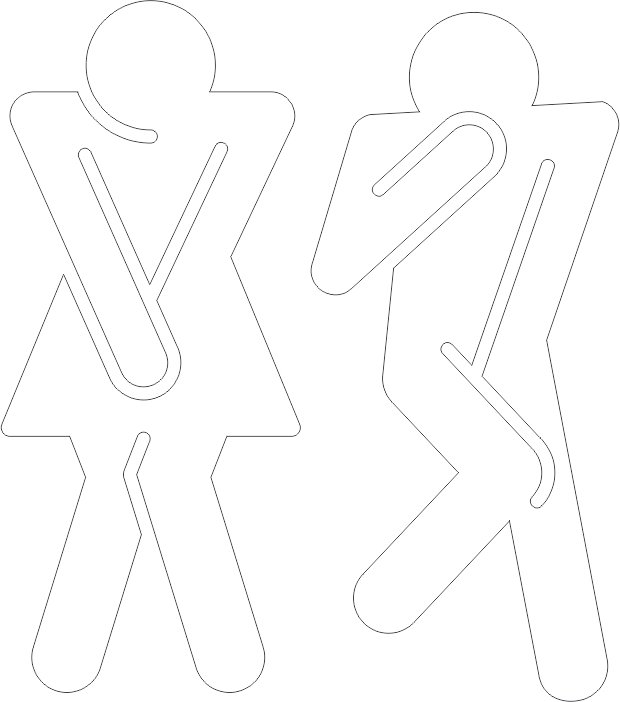 señalamientos baño