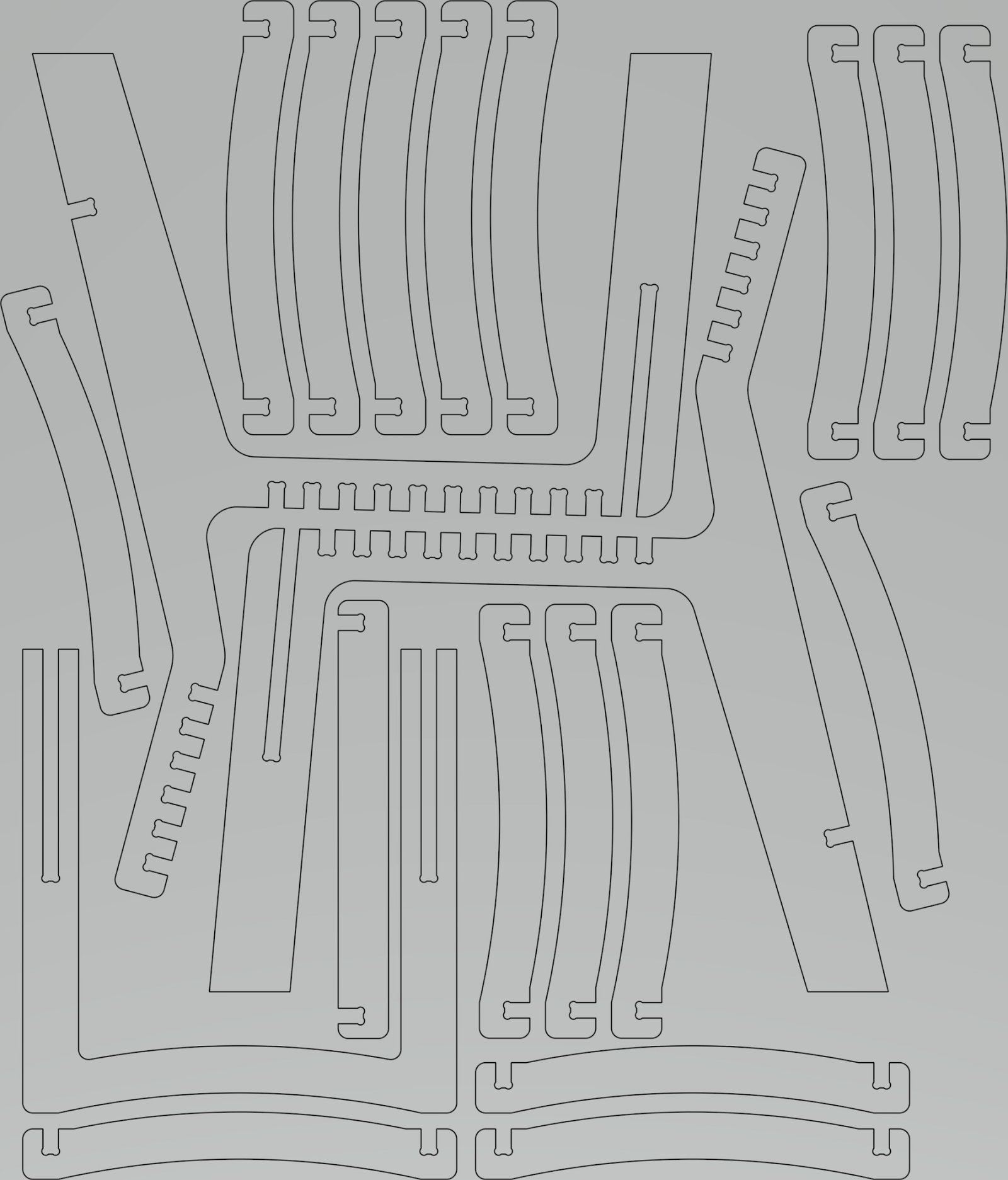 silla tridimensional