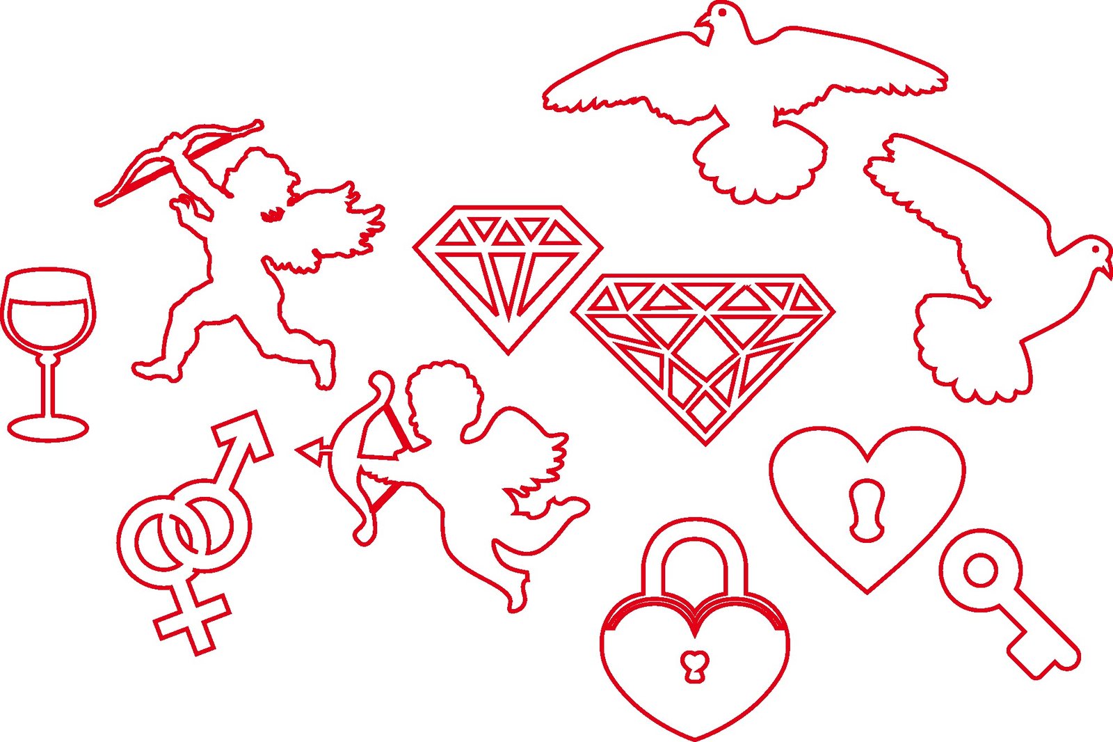 siluetas románticas