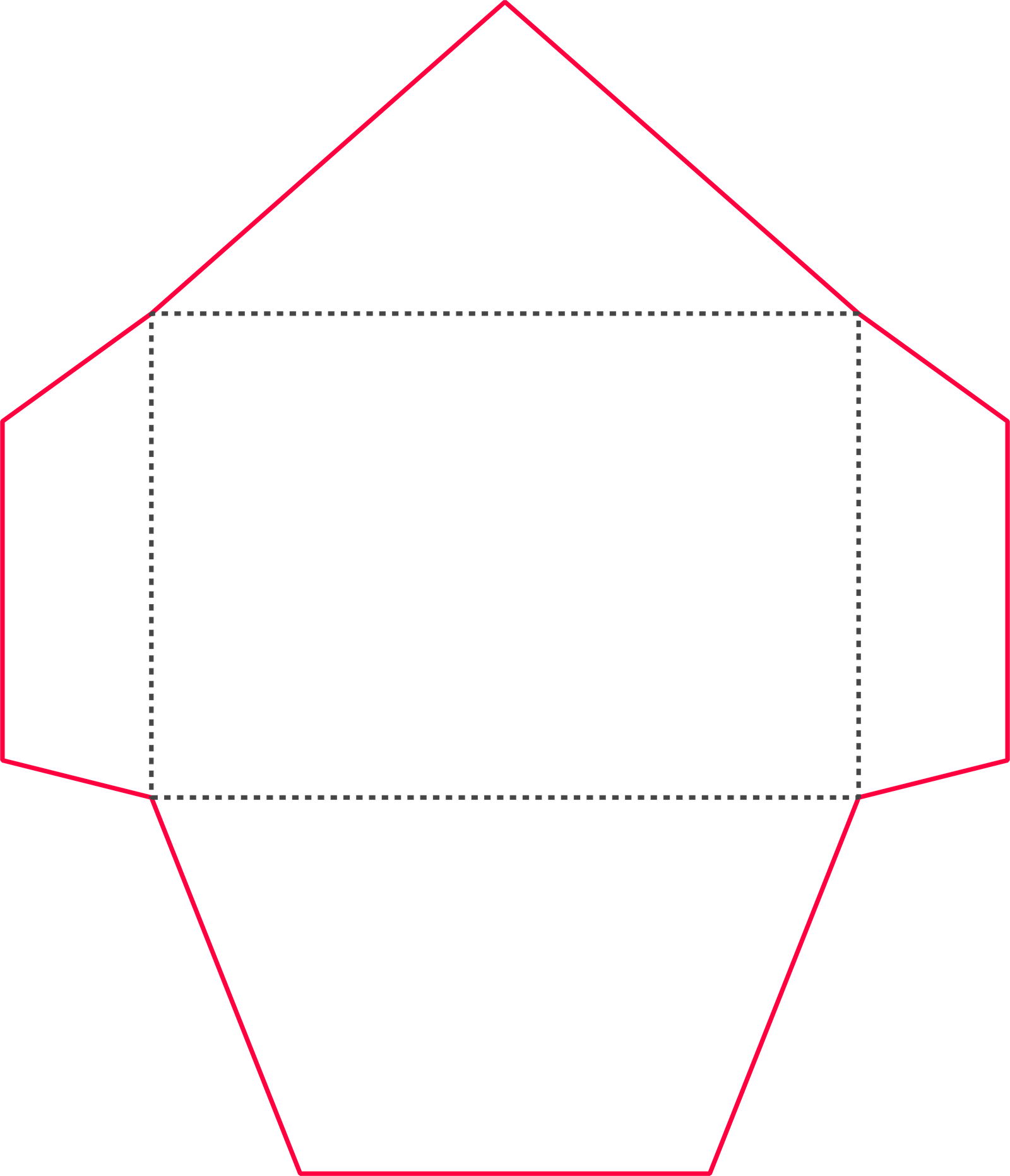 sobre blanco tradicional