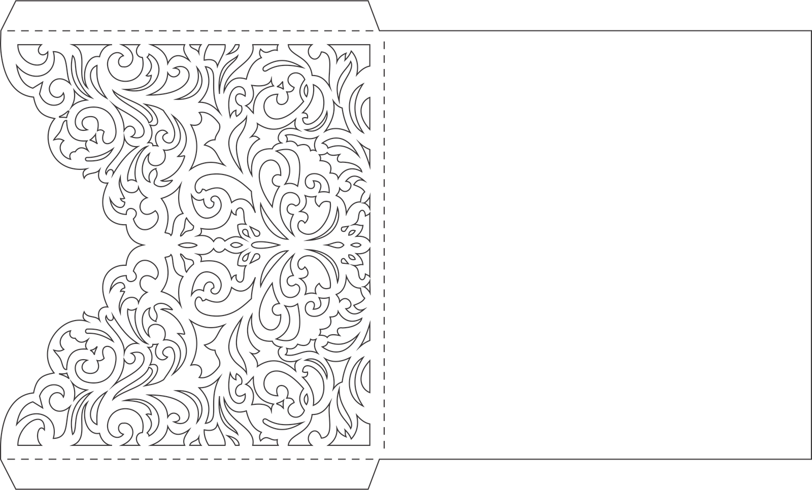 sobre cuadrado con espirales