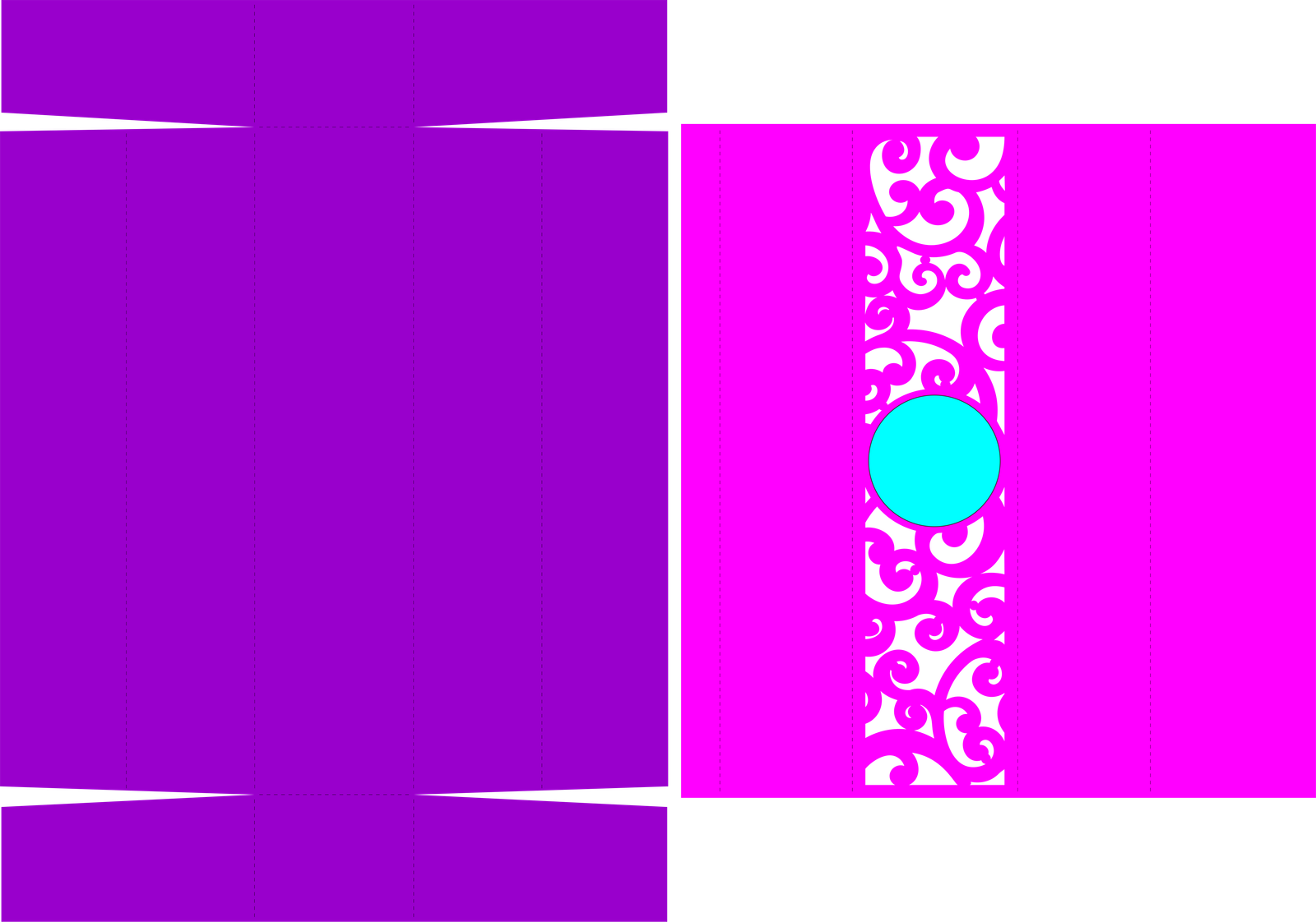 sobre para invitación con espirales