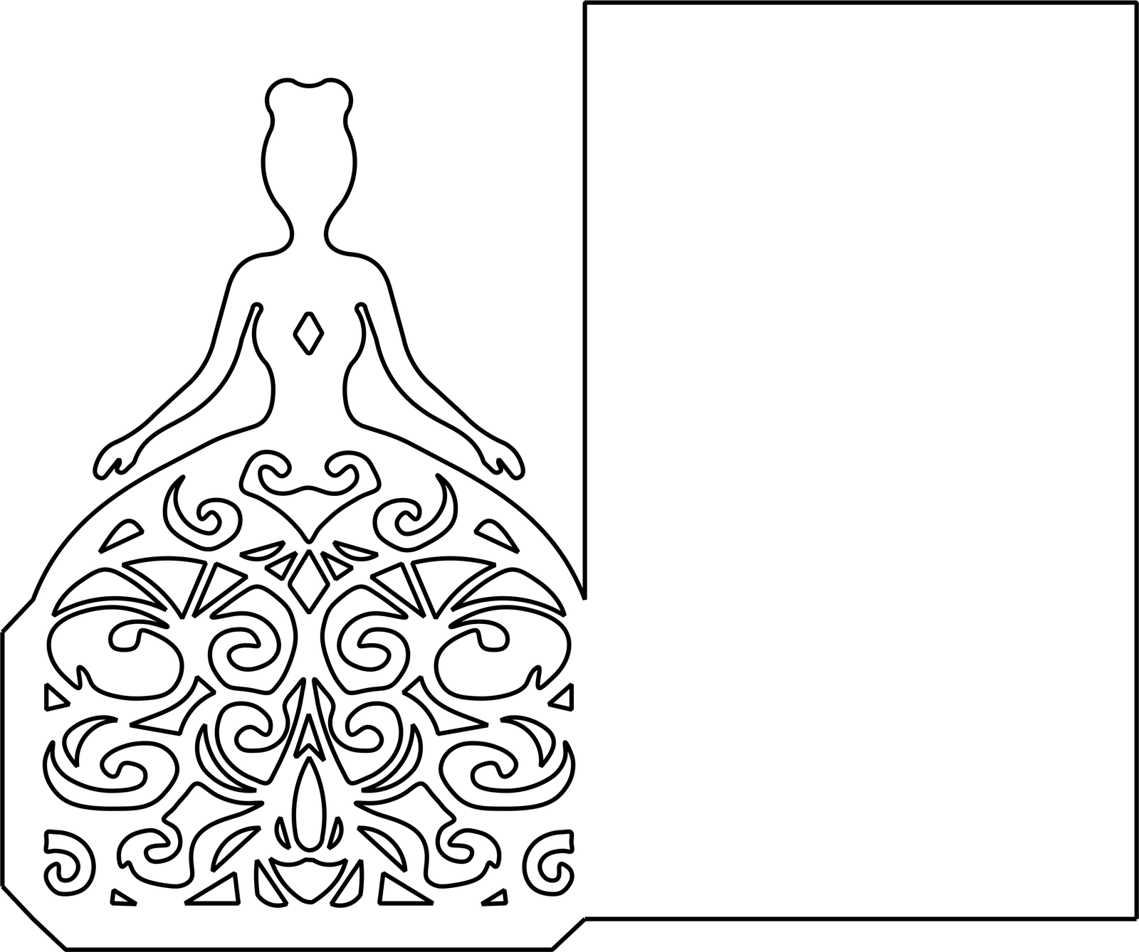 sobre para invitación quinceañera