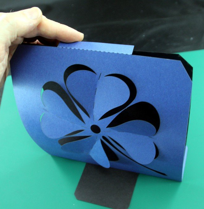 sobre trébol flotante