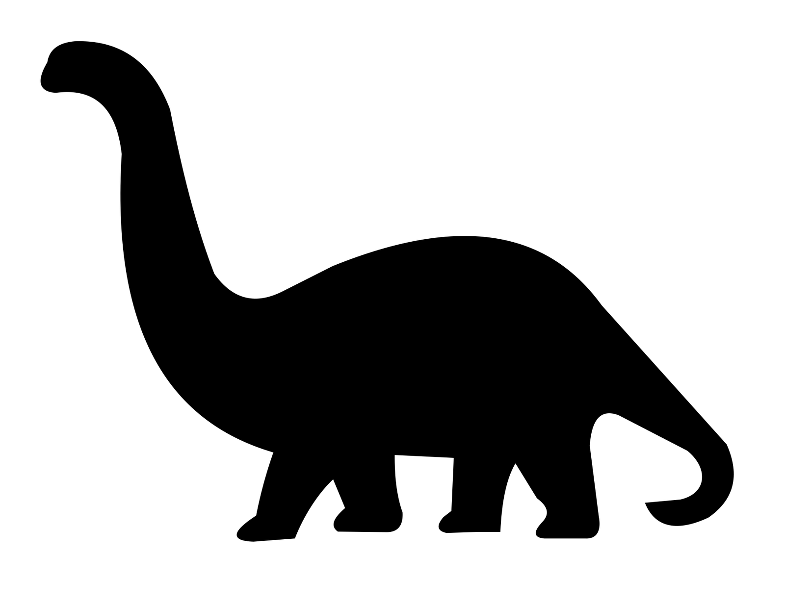 sombra de braquiosaurio