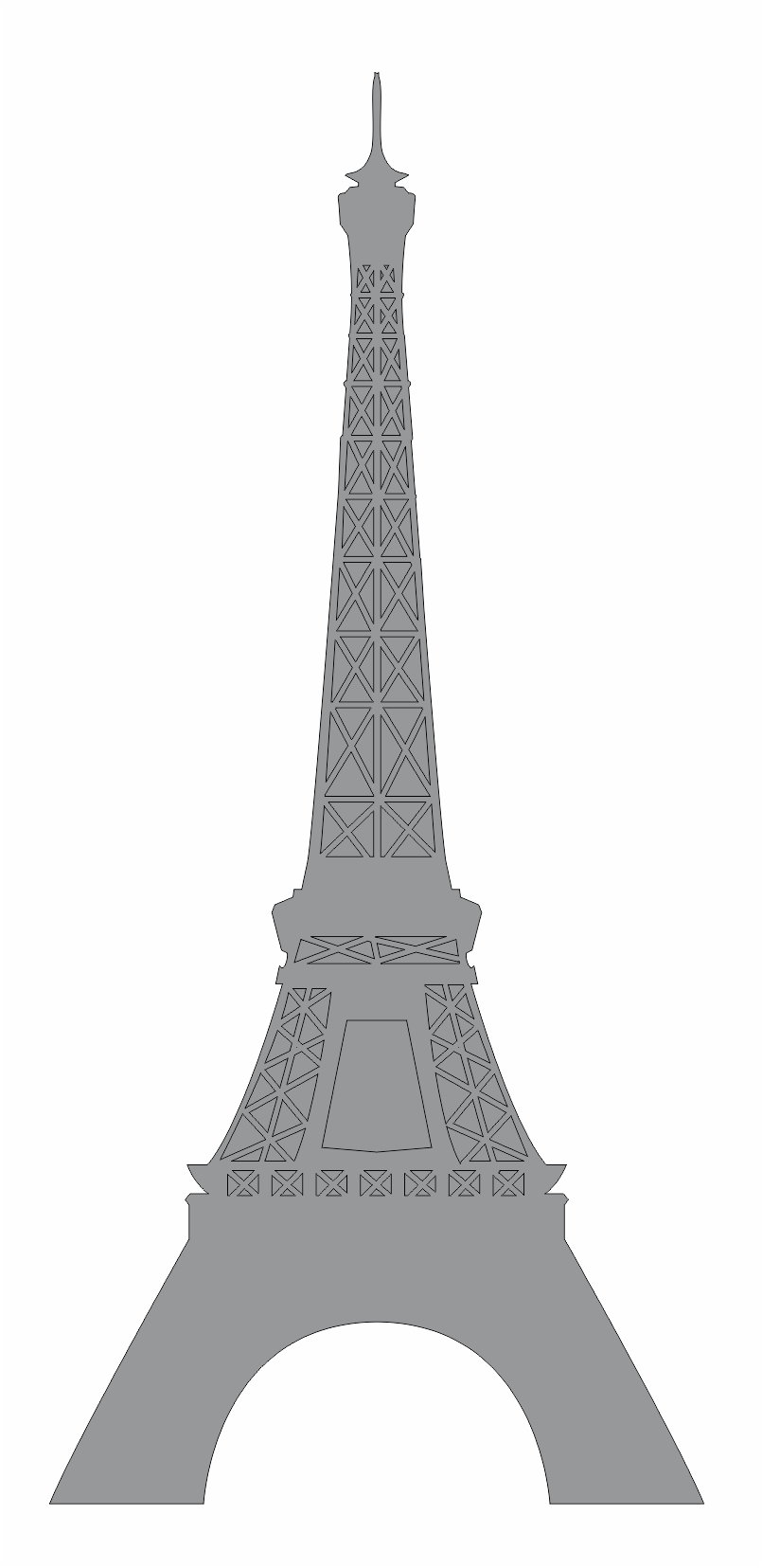 sombra de la torre eiffel