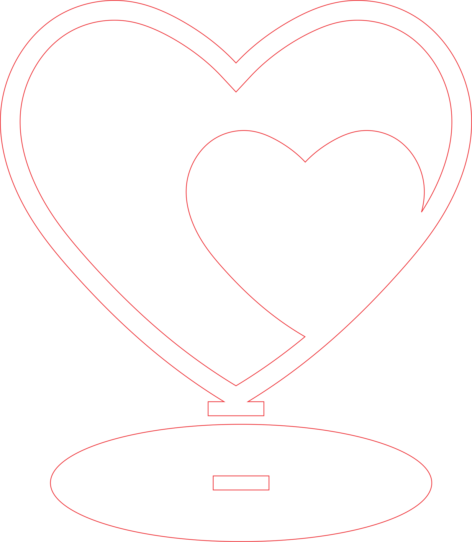 souvenir dos corazones