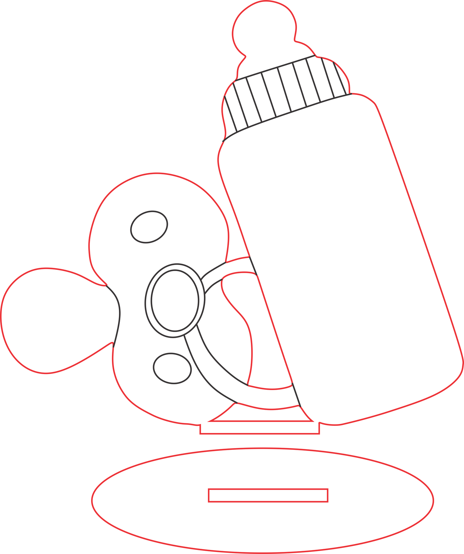 souvenir mamila y chupón