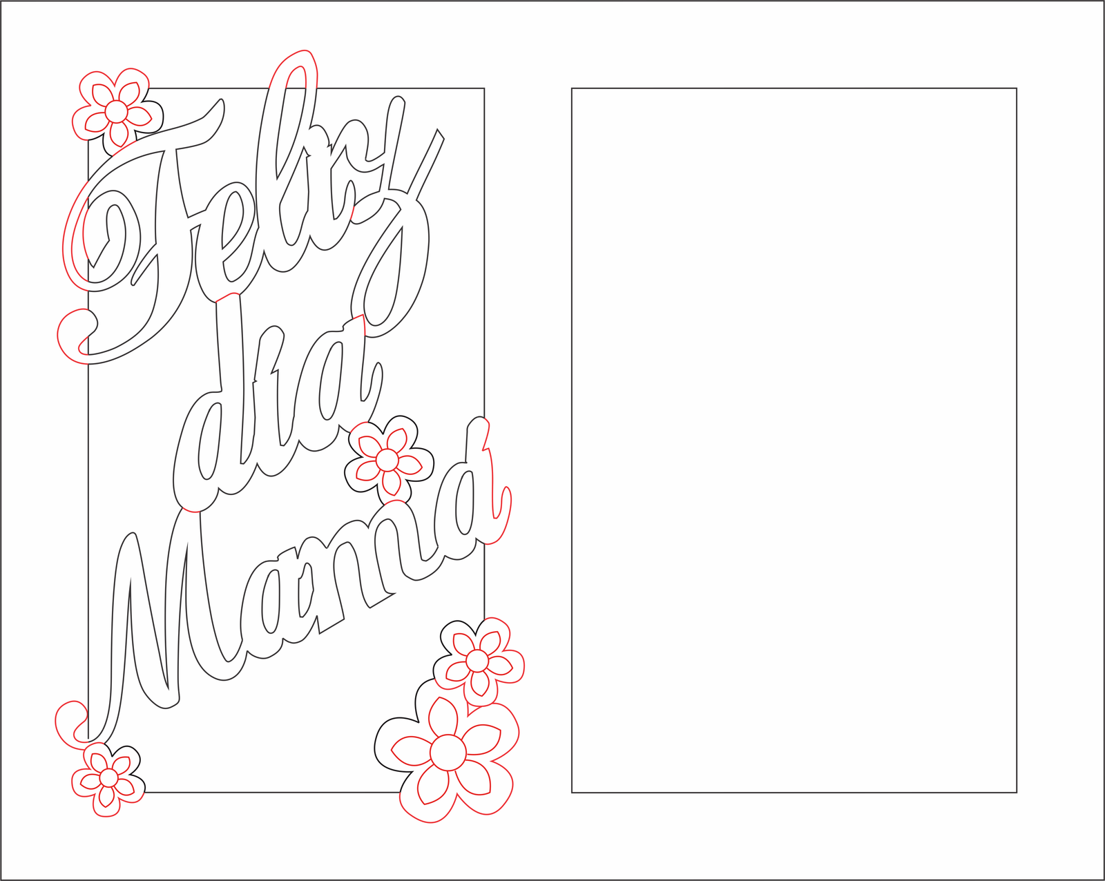 tarjeta feliz día mamá