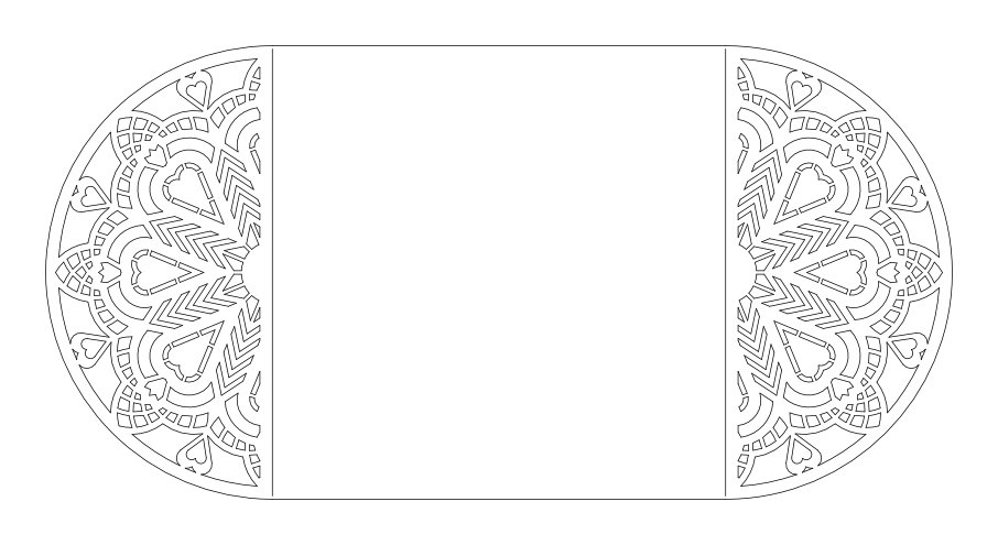 tarjetas tipo puertas corazón con corona