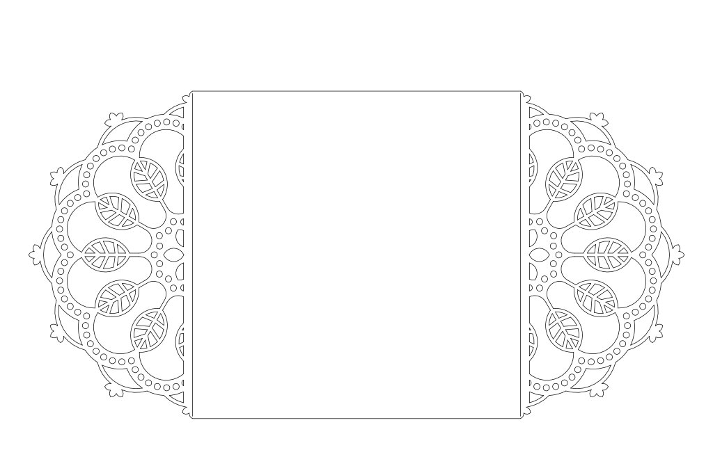 tarjetas tipo puertas hojas ovaladas