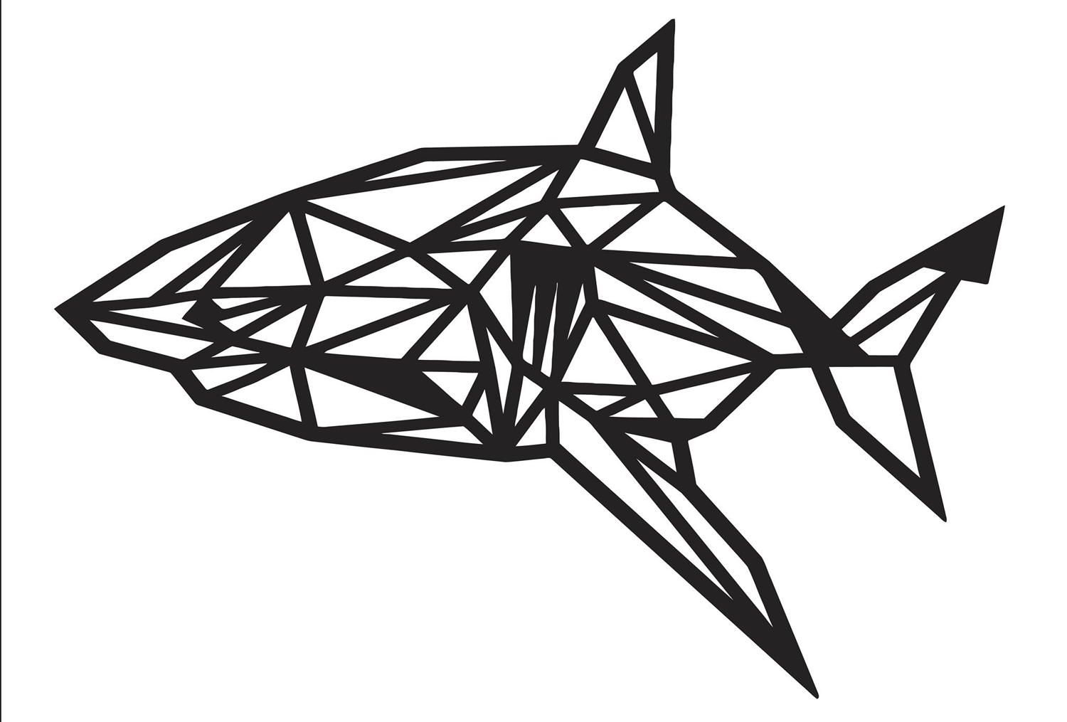 tiburón geométrico