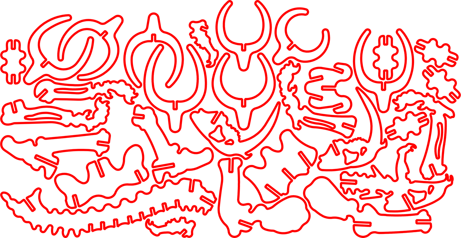 tigre dientes de sable armable