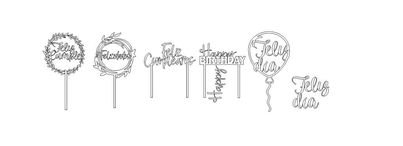 toppers de cumpleaños