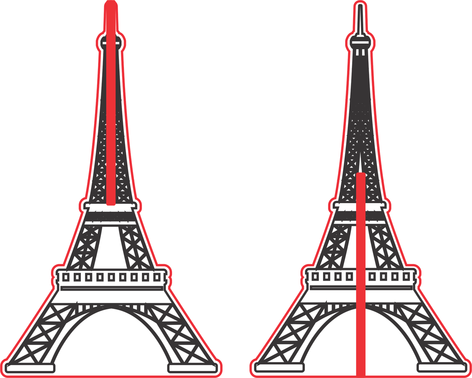 torre eiffel encastrada