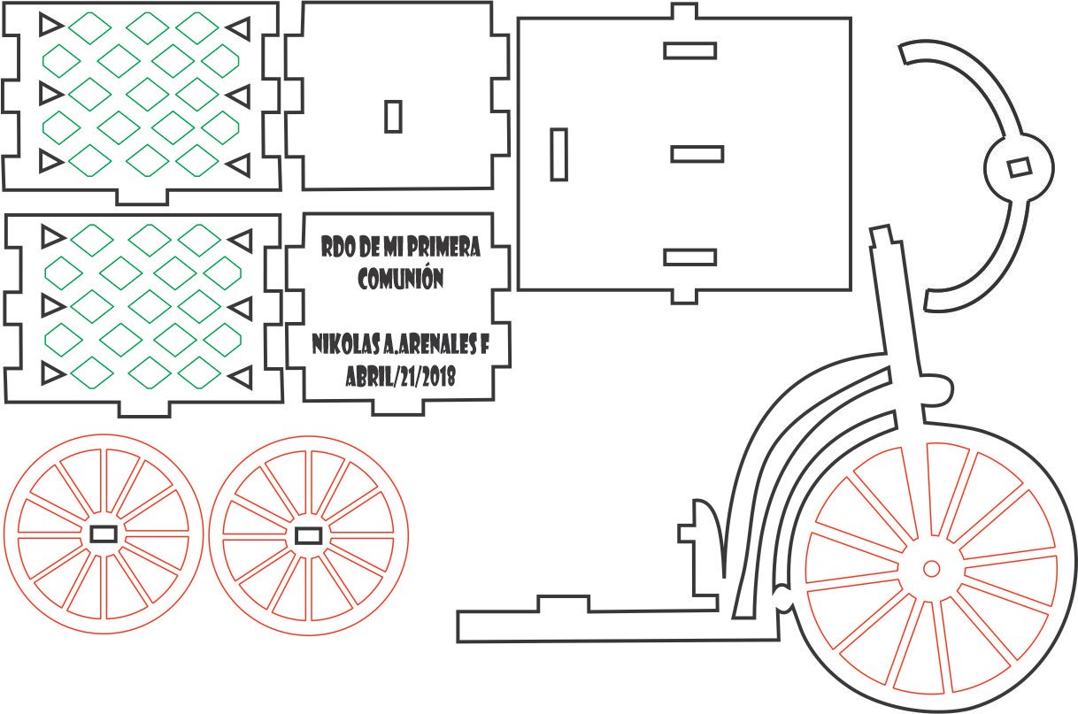 triciclo primera comunión