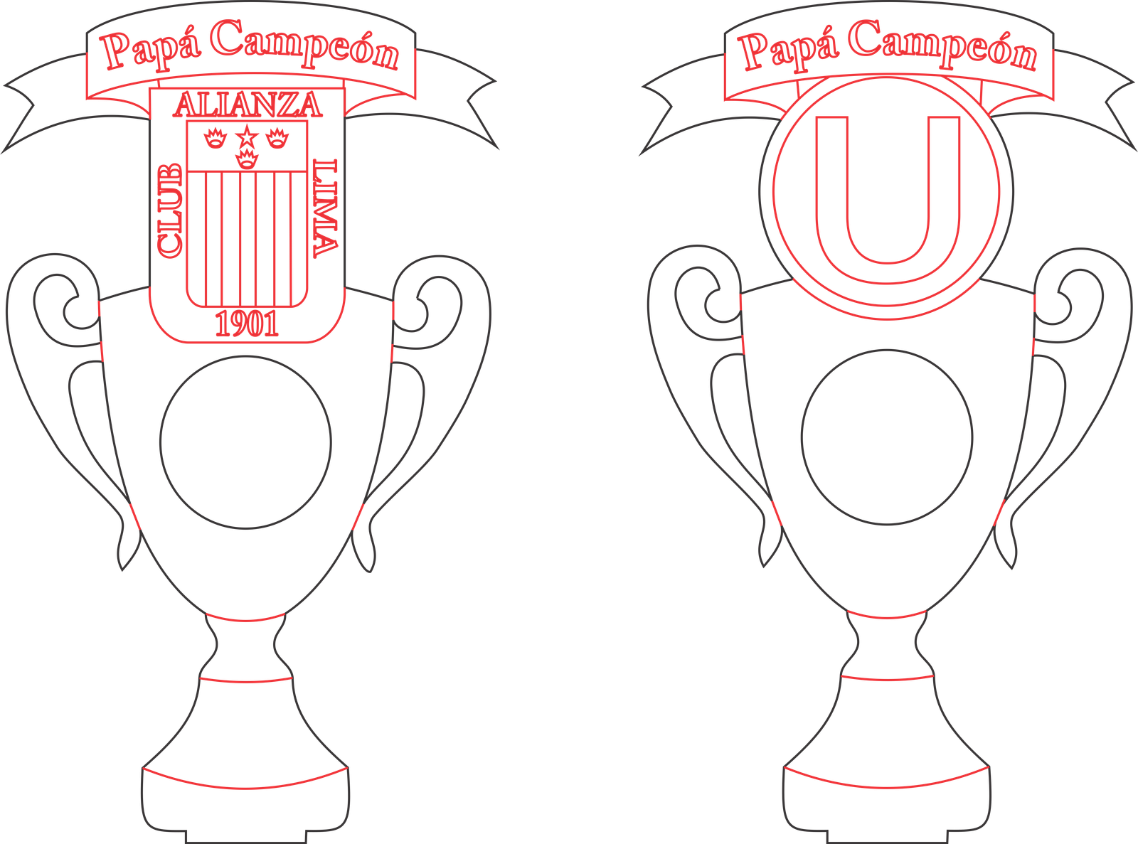 trofeo papá campeón