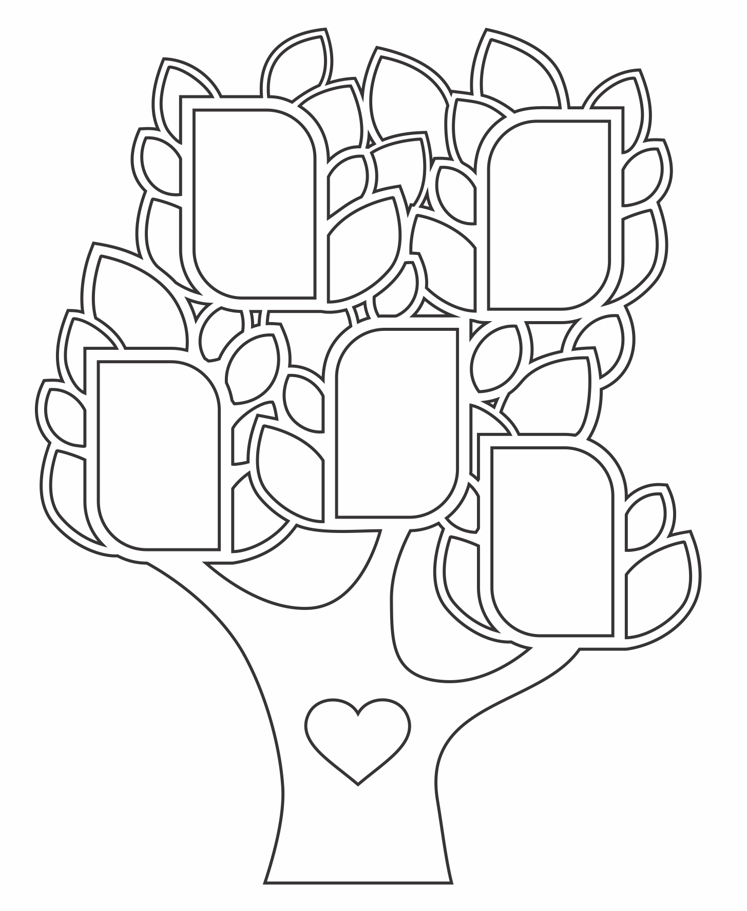 tronco de corazón 5 fotos