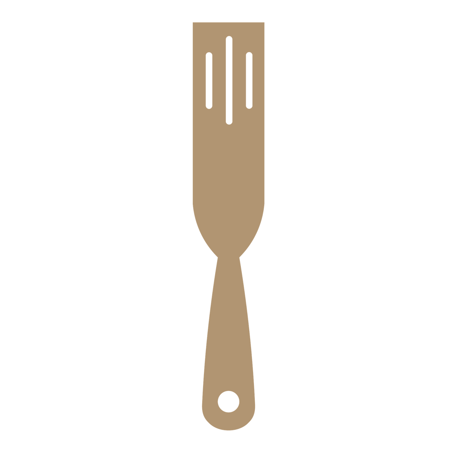 utensilio de cocina pala larga