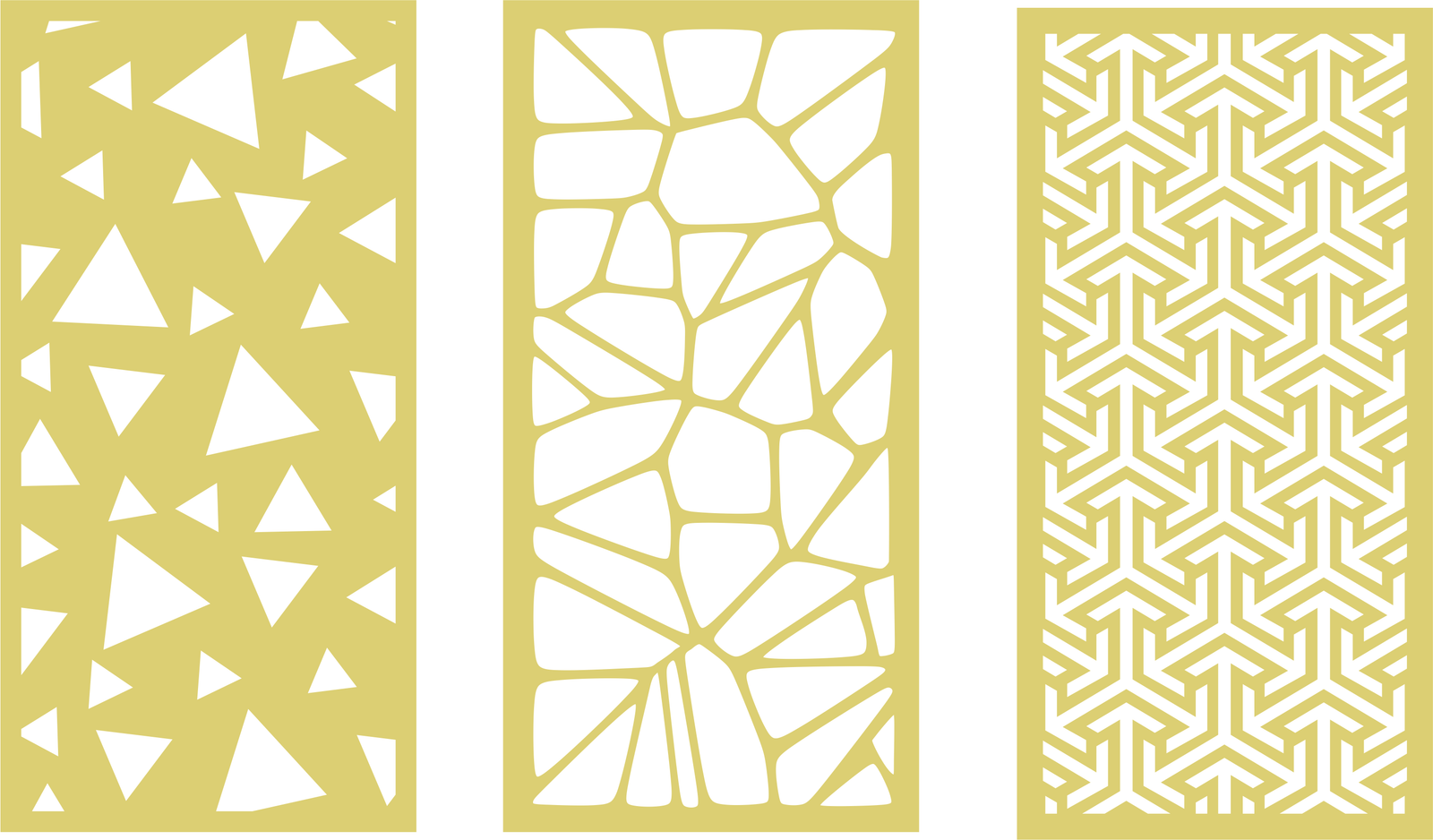 vectores troquelados para mamparas